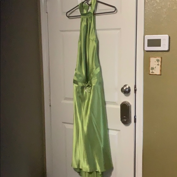 lime green party dress